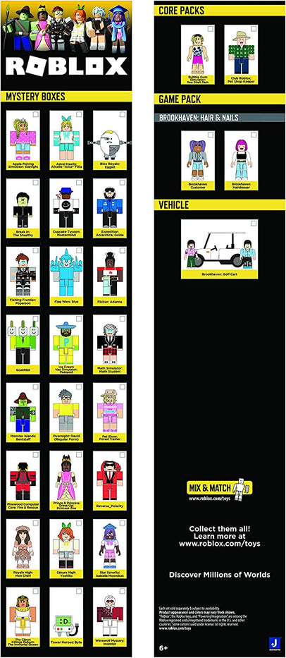 Roblox Mystery Figures Black & Gold Series 9