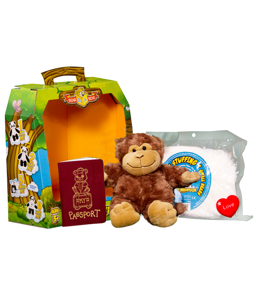 Teddy Bear Mountain Mookey The Monkey Plush Animal