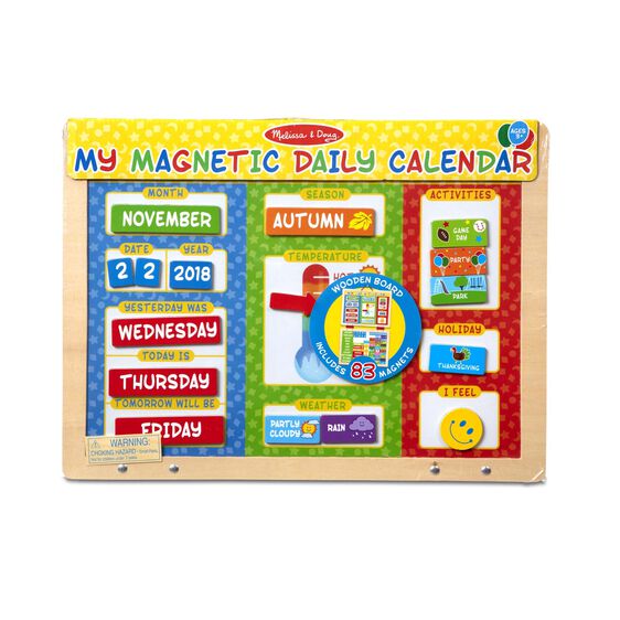 Melissa & Doug My First Daily Magnetic Calendar