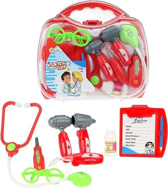 Toi Toys Doctor Set With Stethoscope Suitcase