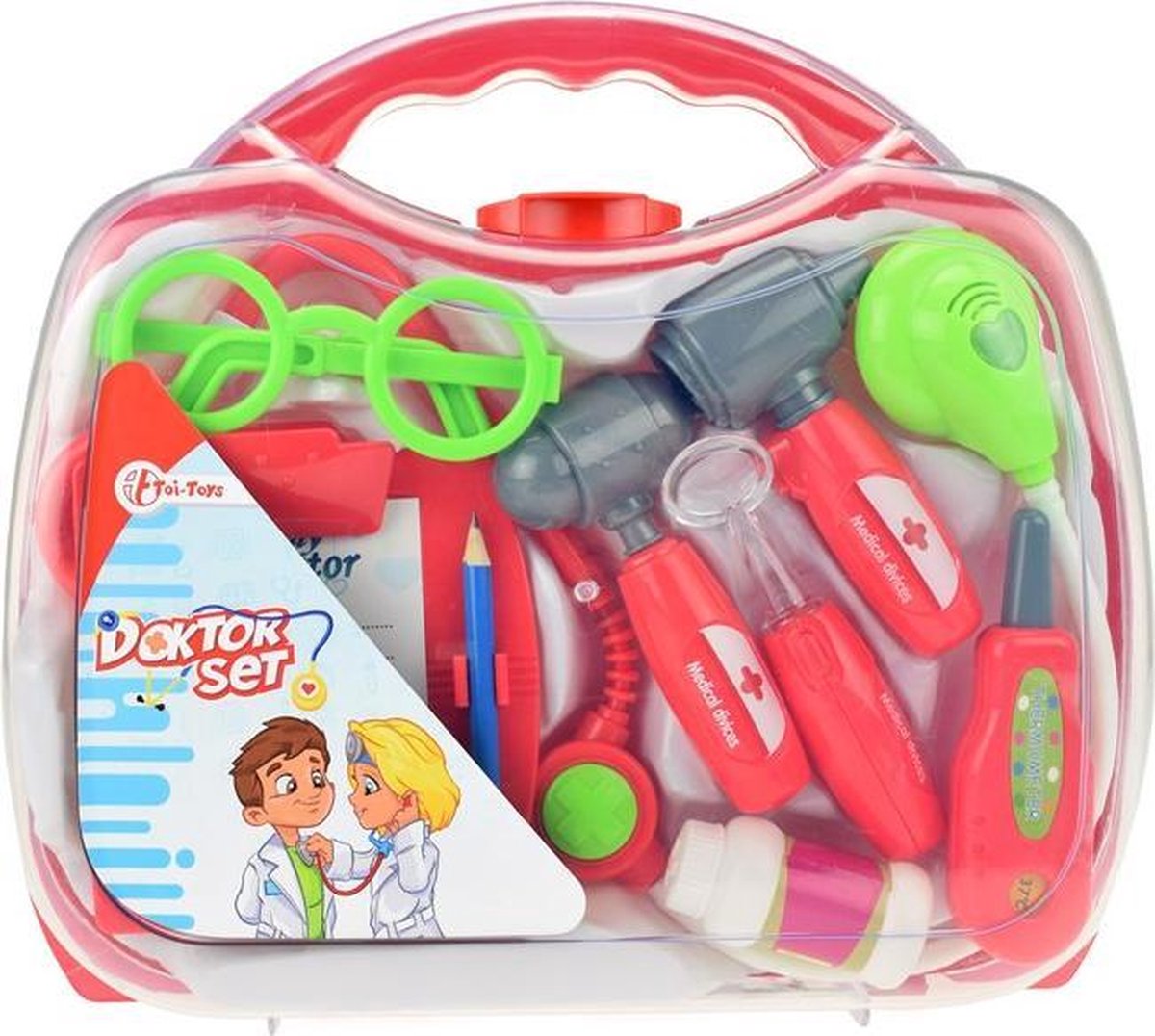 Toi Toys Doctor Set With Stethoscope Suitcase