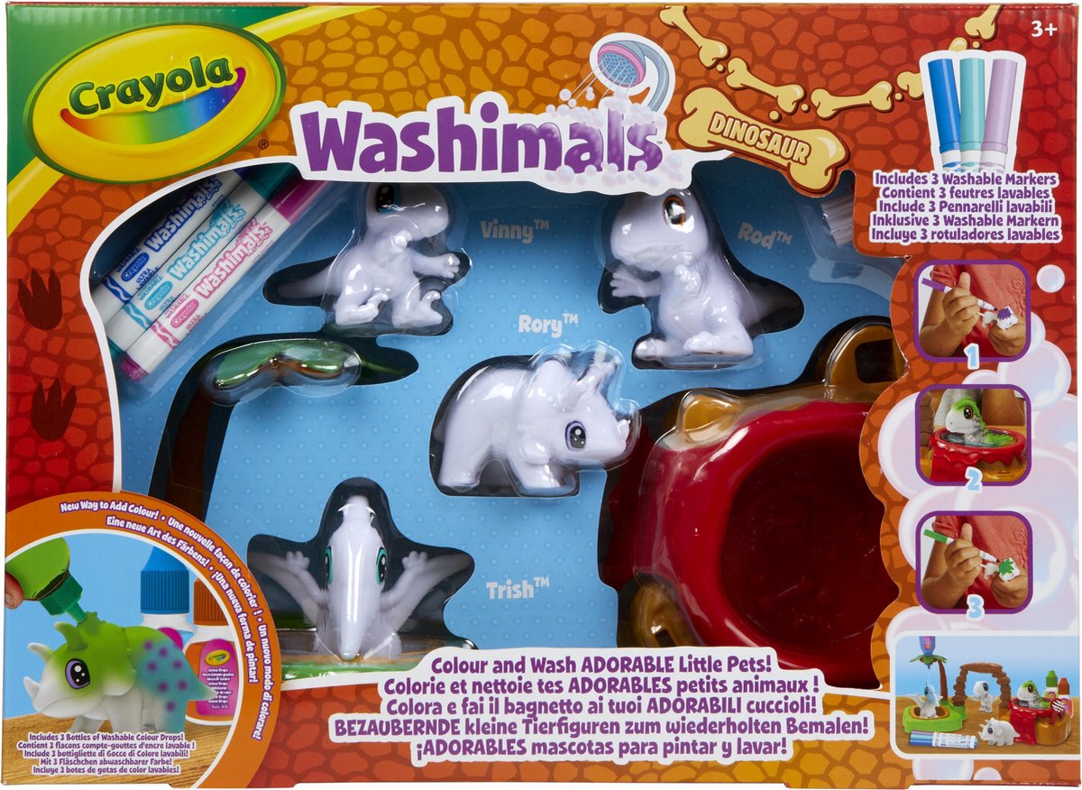 Crayola Washimals Dinos – ToyVs