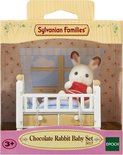 Sylvanian Families Chocolate Rabbit Baby Set - 5017