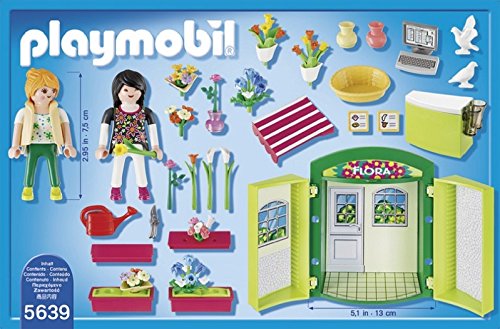 Playmobil 5639 City Life Flower Shop Play Box