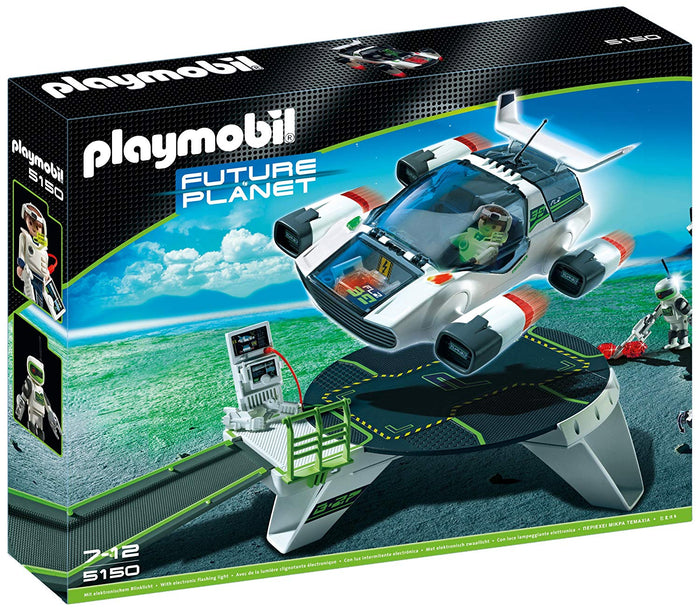 Playmobil 5150 E-Rangers Turbojet with Launch Pad