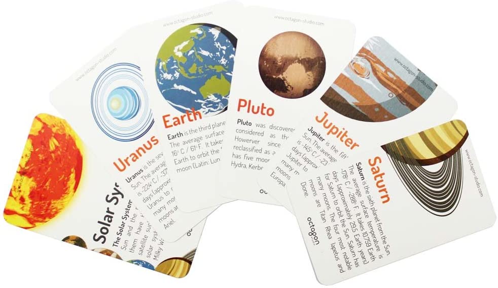 Octagon Space 4D+ Flash Cards