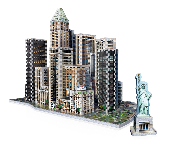 Wrebitt 3D Puzzle New York Financial 925 Pcs