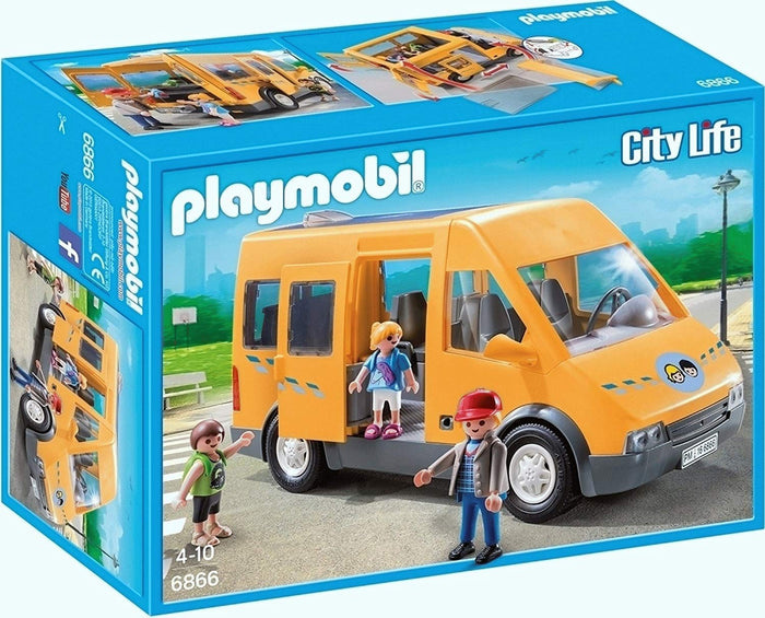 Playmobil 6866 City Life School Bus with Removable Roof