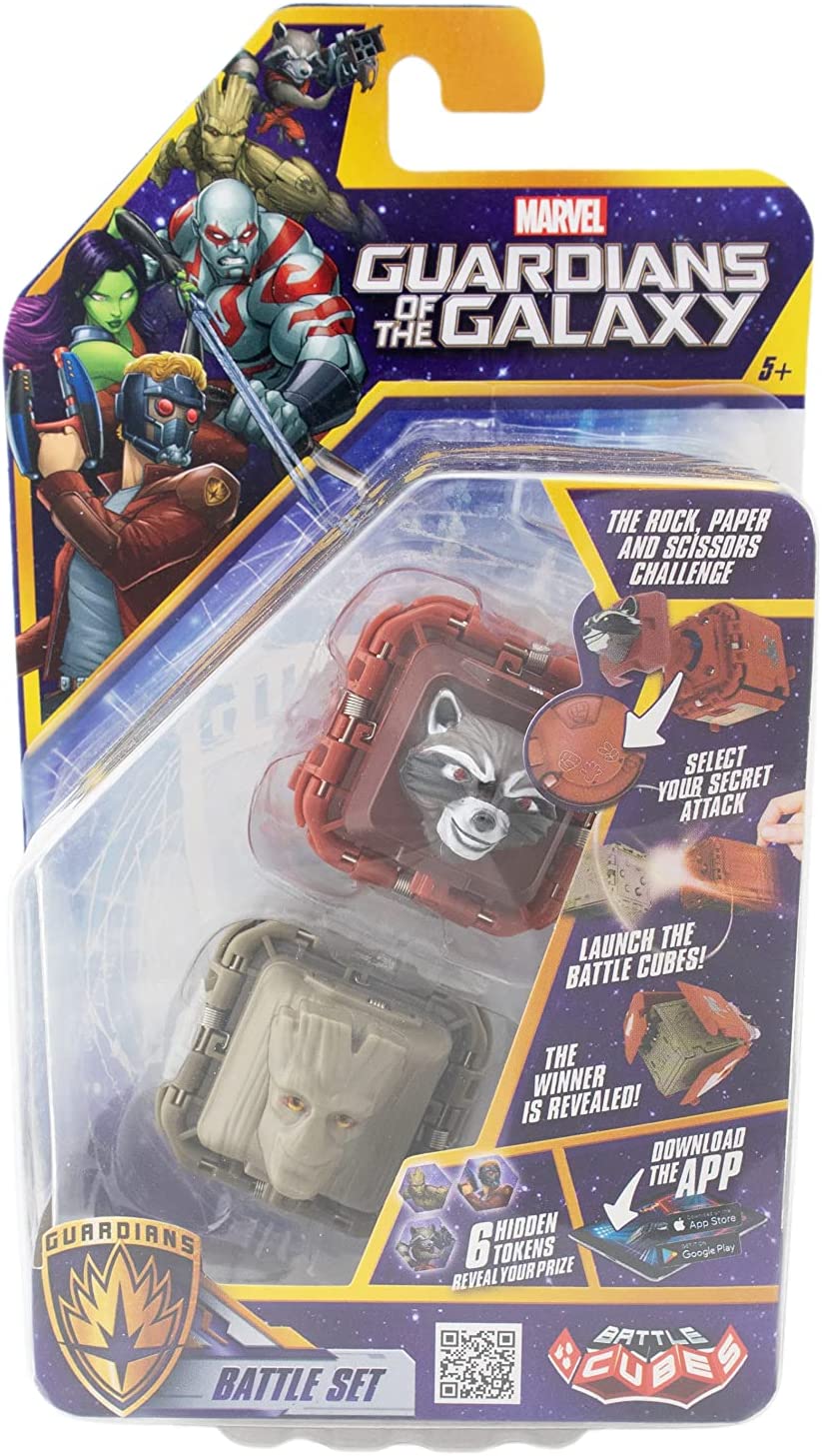Marvel Battle Cube - Guardians Of The Galaxy Groot vs Rocket