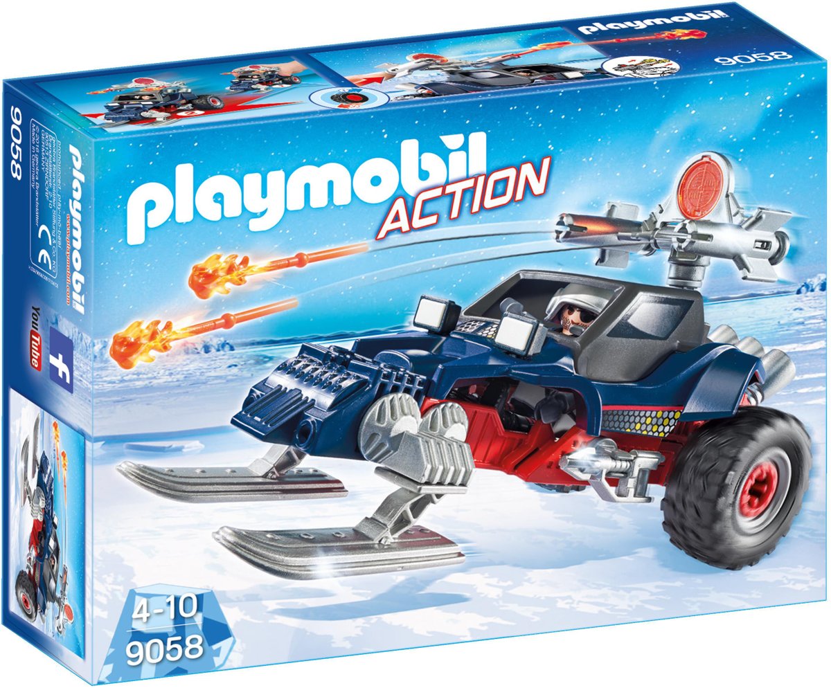 Playmobil 9058 Ice Pirate With Snowmobile