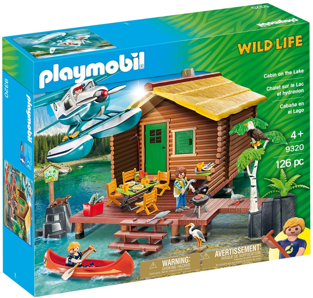 Playmobil 9320 Wild Life Cabin On The Lake