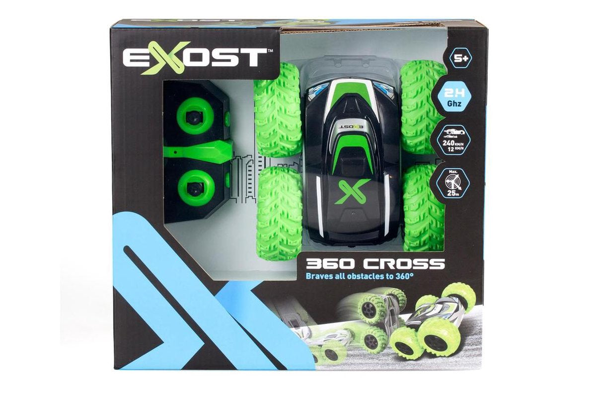 Exost RC 360 Cross II Stunt Car Green – ToyVs