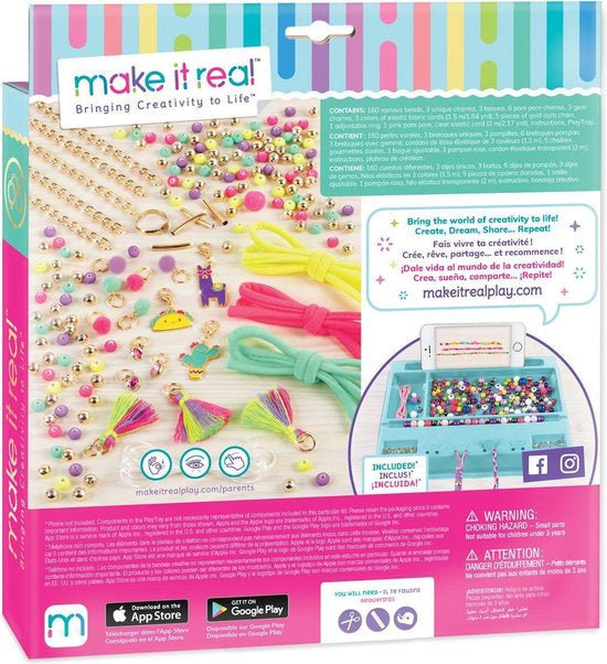 Make It Real - Neo-Brite Chains & Charms Bracelet