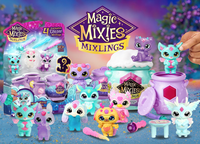 Magic Mixies Mixlings - Magic Glitter Mega Pack (4 pack)
