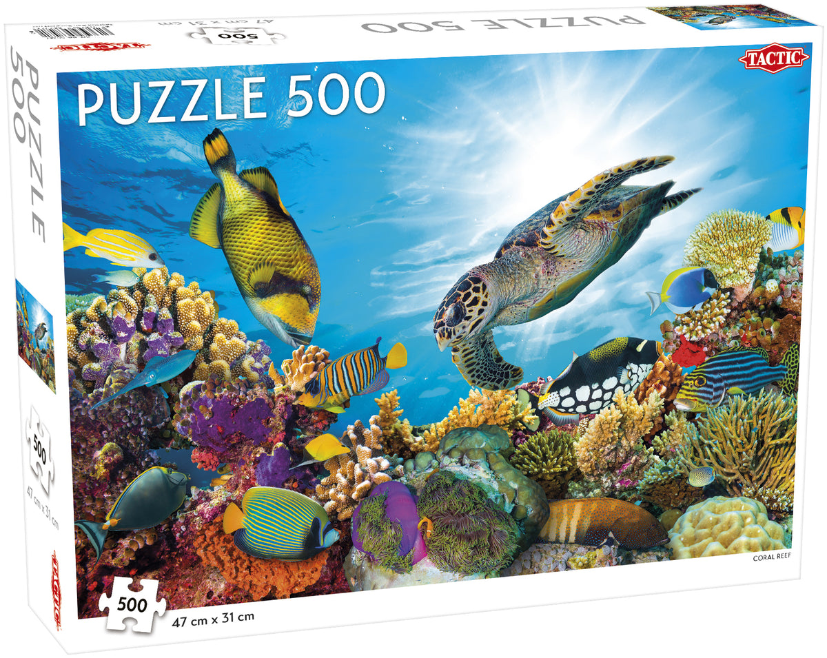Tactic Jigsaw Puzzle Coral Reef Animals - 500 pcs