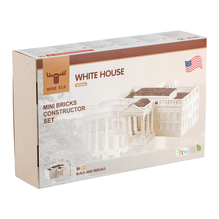 Wise Elk Mini Bricks Constructor  White House