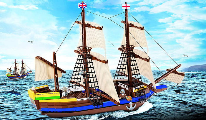 COBI 21077 Smithsonian Pilgrim Ship, The Mayflower (640 Pcs)