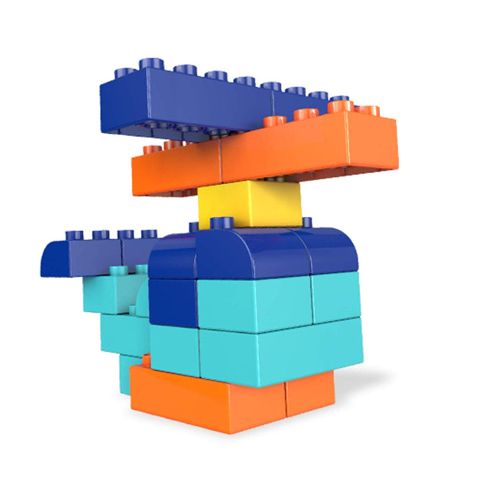 Mega Bloks Basics 60PCS Lets Build, Multi-Coloured FLY43