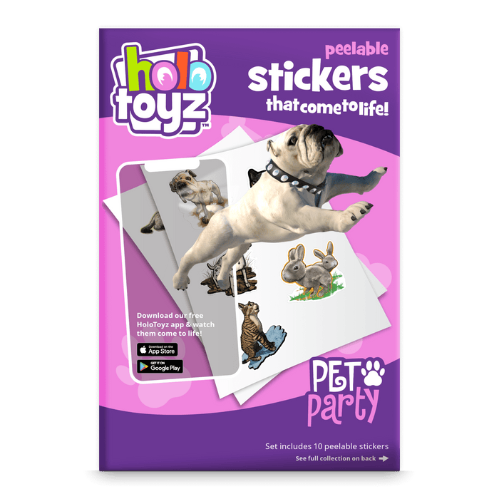 Holotoyz Peelable Stickers Pet Party